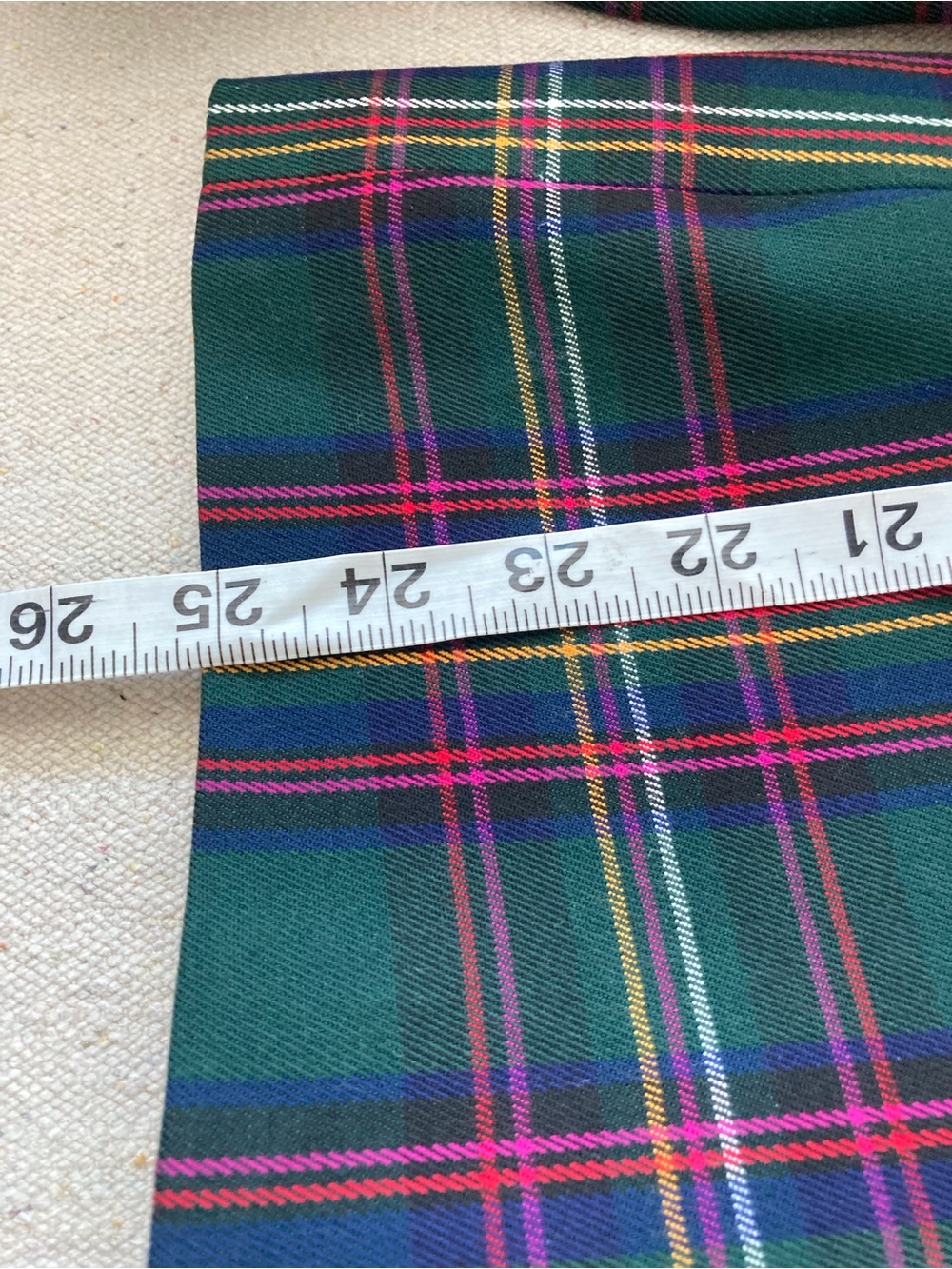 Vintage 90s Tommy Hilfiger Tartan Plaid Blazer Y2K Size 8 - Picture 14 of 16